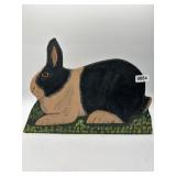 15-Inch Painted Rabbit Figure