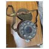 Embroidered Tibetan Gau Box with Strap