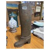 Vintage Copper Metal Boot Mold