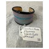 Custom Made Murano Glass Cuff Bracelet