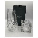 Waterford Crystal Vase and Bowl Set