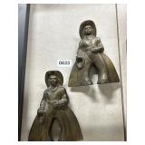 Bronze Cowboy Bookends