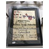 Framed 22ï¿½26 Minstrel Poster