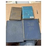 4 Antique Books by Various Authors