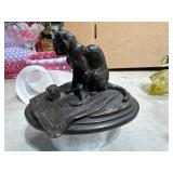 4-Inch Bronze Cat Sculpture by Fremiet