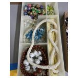Costume Jewelry Lot With Beads