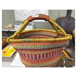 16-Inch Weaved Basket With Handle