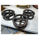 6 Inch Geometric Iron Objects