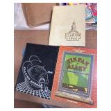 2 Vintage Yearbooks and Sheet Music Booklet