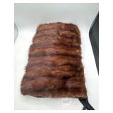 Art Deco Genuine Mink Fur Muff