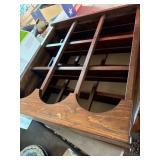 Wall-Mounted Wooden Plate Rack