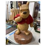 Carved Wooden Bear with Red Sweater, 20ï¿½