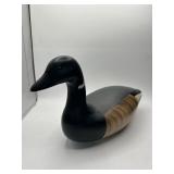 Hand-Carved Canada Goose Decoy, Signed