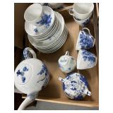 Royal Copenhagen Blue Fluted Tea Set