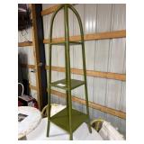 Ficks Reed Green Bamboo Shelf Unit