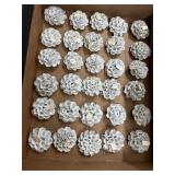 French Ceramic Floral Figurines