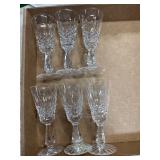 6 Waterford Glass Cordials