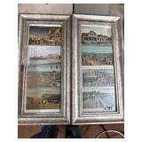 Vintage Keansburg Postcards in Frames