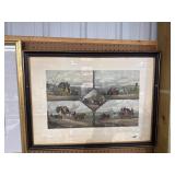 Framed Artwork ï¿½Coaching Incidentsï¿½ 24ï¿½31