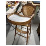 Antique Childs High Chair with Tray