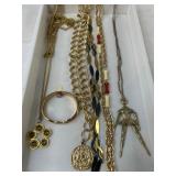 Gold-Tone Jewelry Pieces