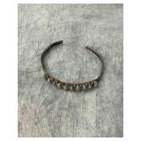 Sterling Silver Cuff Bracelet With Turquoise