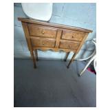 Drexel Wood Console Table, 30ï¿½ï¿½ Long