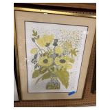 22ï¿½30 Lithograph Artwork Signed