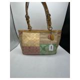 Coach Patchwork Canvas Tote Bag