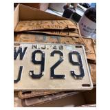 1940s New York and New Jersey Plates