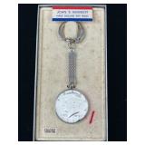 John F. Kennedy Half Dollar Key Ring