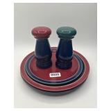 Denby England Pottery Plates and Shakers