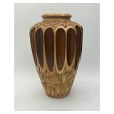 Handcrafted Bamboo Vase with Carved Details