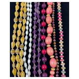 Seven Multi-Material Necklaces