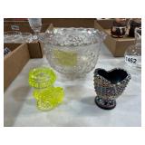 3-Piece Carnival Glass Collection