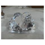 Steuben Crystal Puppies Figurine