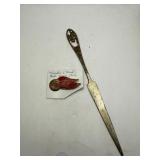 Wonder Red Wing Pin & Boston Letter Opener