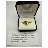 Kay Jewelers 10kt Gold Diamond Ring