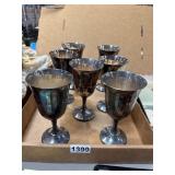 Wallace Silver Plate Goblets