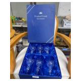 6 Doulton Lead Crystal Glasses