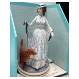 Royal Worcester Figurine with Dog, 8ï¿½ Tall