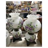 18-Inch Hand-Painted Table Lamps