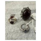 Three Rings Including Signed Designs