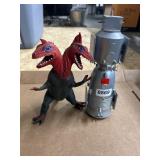 Two-Piece Lot: Figure and Spacecraft Model