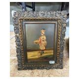Framed Painting With Ornate Frame, 15ï¿½19ï¿½