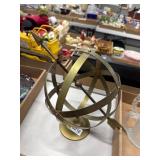 10 Inch Brass Armillary Sphere Statue
