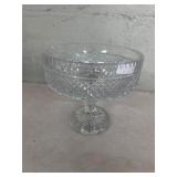 10 Inch Crystal Compote Dish