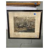 Framed Engraving by H. Alken and J. Harris