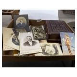 Antique Photo Postcards and Tin Type Album