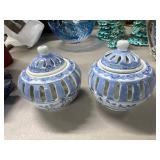 Blue and White Ceramic Bowls